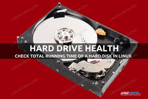 linux hard drive health check